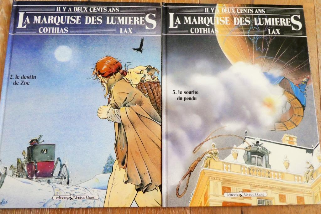 La Marquise des Lumières Cothias/Lax Tome 2 et 3 pour 8€, Plusieurs BD, Enlèvement, Utilisé
