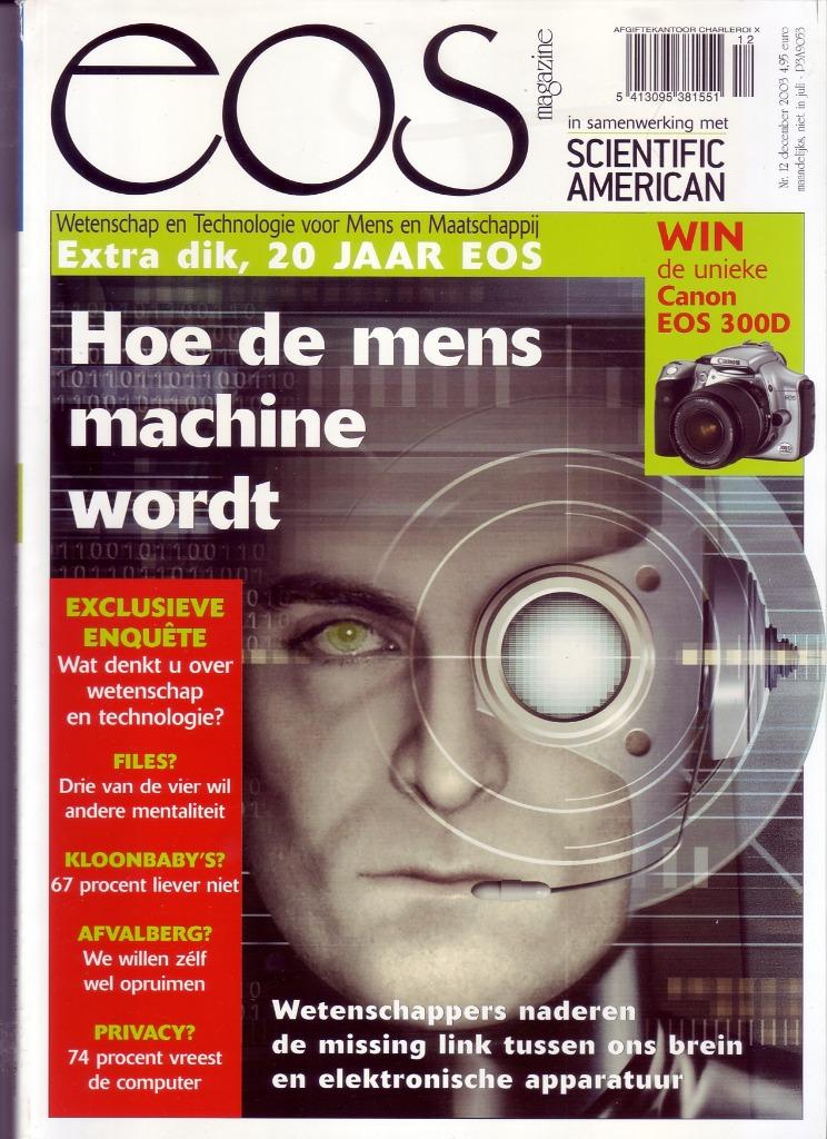 WETENSCHAP TECHNIEK EOS 10 JAARGANGEN 2002 - 2012 109 nrs, Boeken, Ophalen, Zo goed als nieuw