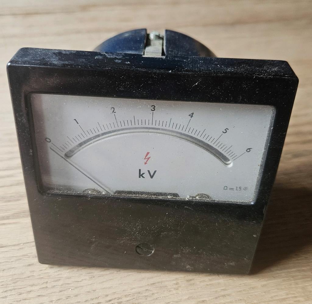 Analoge voltmeter philips, Ophalen