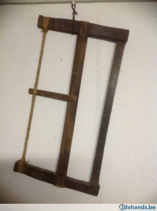 Handzaag antiek hout (werkt nog ;-), Antiek en Kunst
