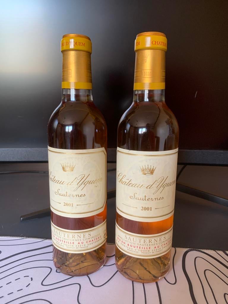 Château d'Yquem 2001 (1/2), Pleine, Vin blanc, Enlèvement, France