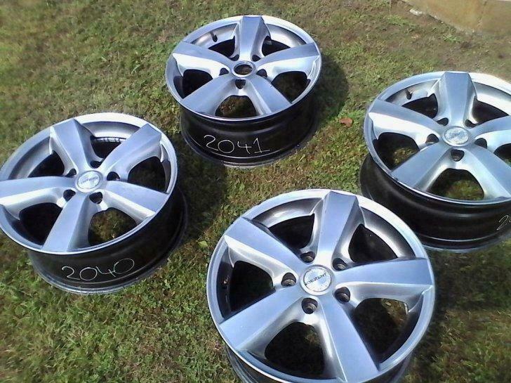 18 inch Dezent Porsche Cayenne Q7 Touareg 8J*18EH2+ ET50, Pneus hiver, 18 pouces, Enlèvement, Utilisé