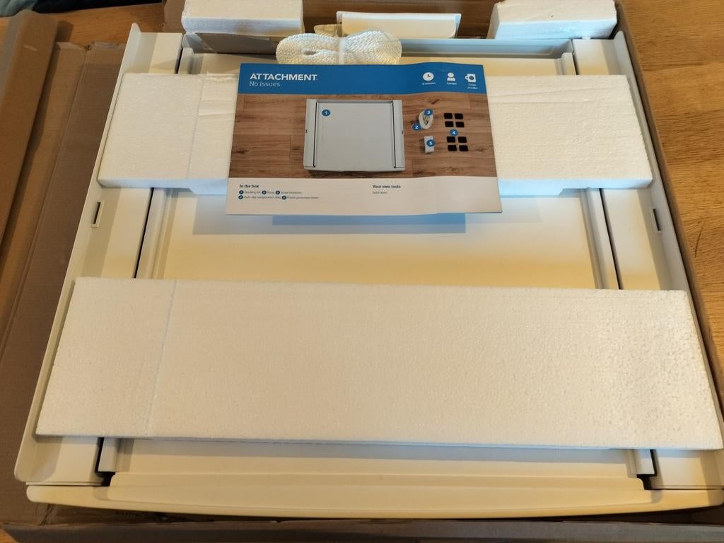 Bluebuilt universeel tussenstuk voor wasmachine en droger, Ophalen of Verzenden, Nieuw