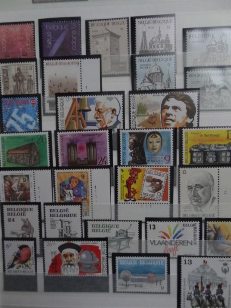 41 jaar postzegels België ongestempeld, Ophalen of Verzenden, Postfris, Postfris