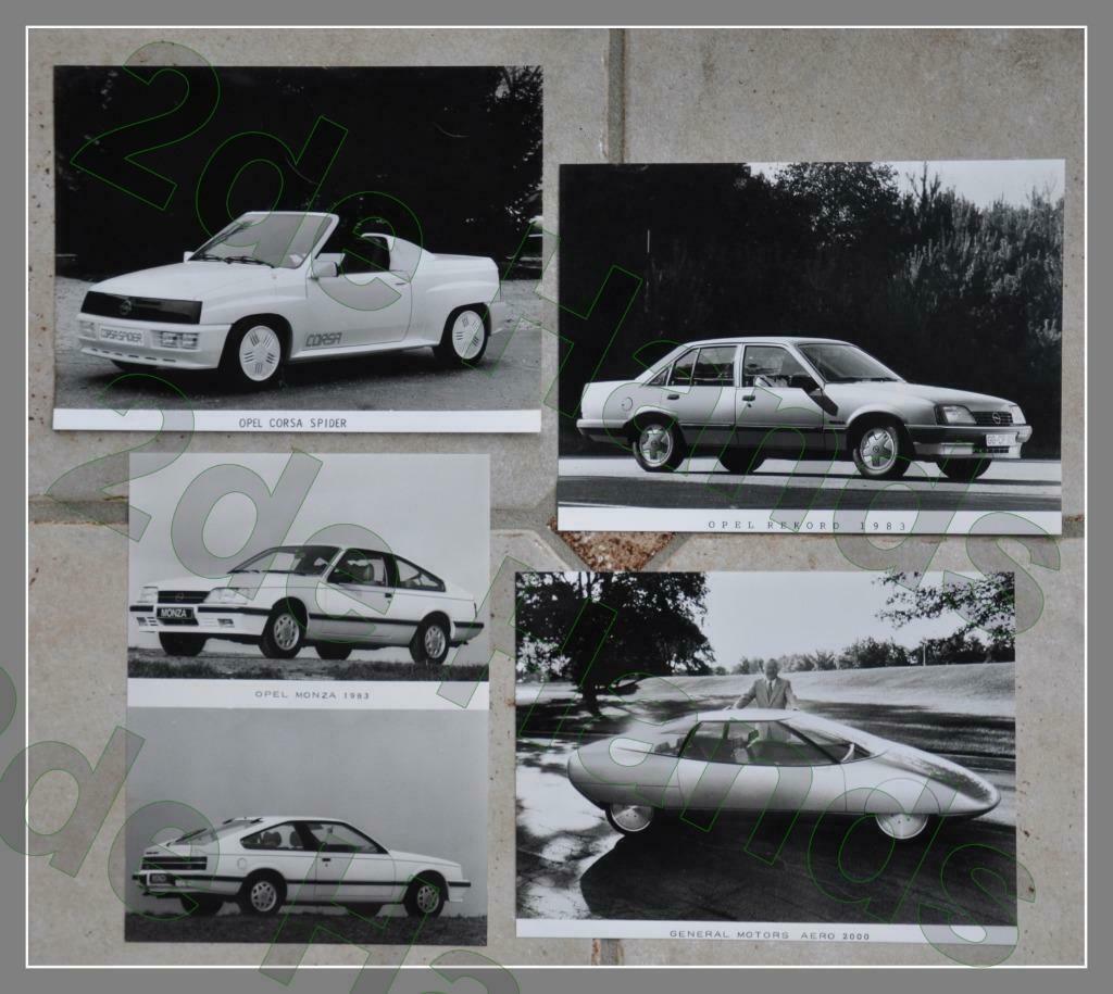 Persfoto's OPEL MANTA, MONZA, REKORD, CORSA, AERO 2000, Verzamelen, Foto's en Prenten, Foto, Verzenden