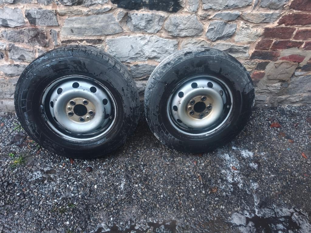 2 Jantes tôle en 15 pouce Fiat Ducato camping car ., Particulier, Fiat, Fiat
