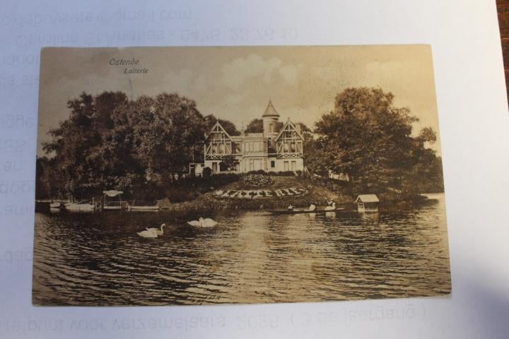 Oostende - Koninginnehof - Laiterie, Enlèvement ou Envoi, 1920 à 1940, Affranchie, Flandre Occidentale