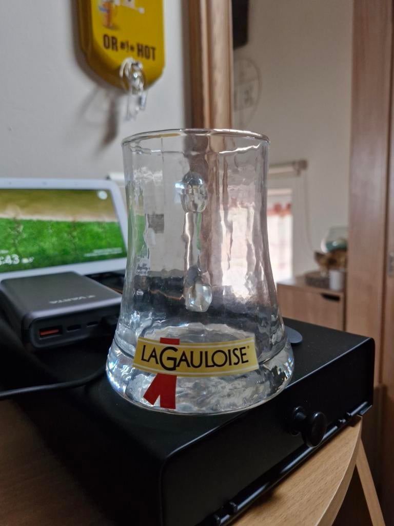 Gauloise bierglas, Ophalen of Verzenden, Nieuw, Bierglas