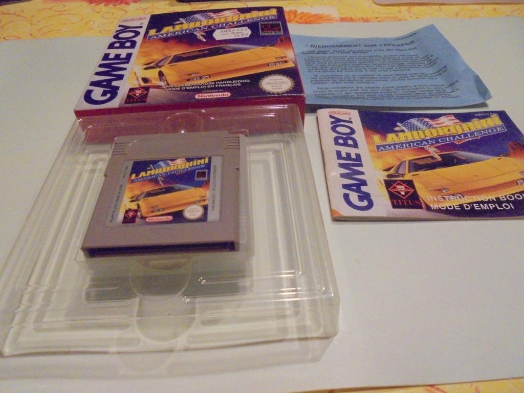 Game boy Lamborghini American Challenge (CIB), Consoles de jeu & Jeux vidéo, Jeux | Nintendo Game Boy, Envoi, Utilisé, Course et Pilotage
