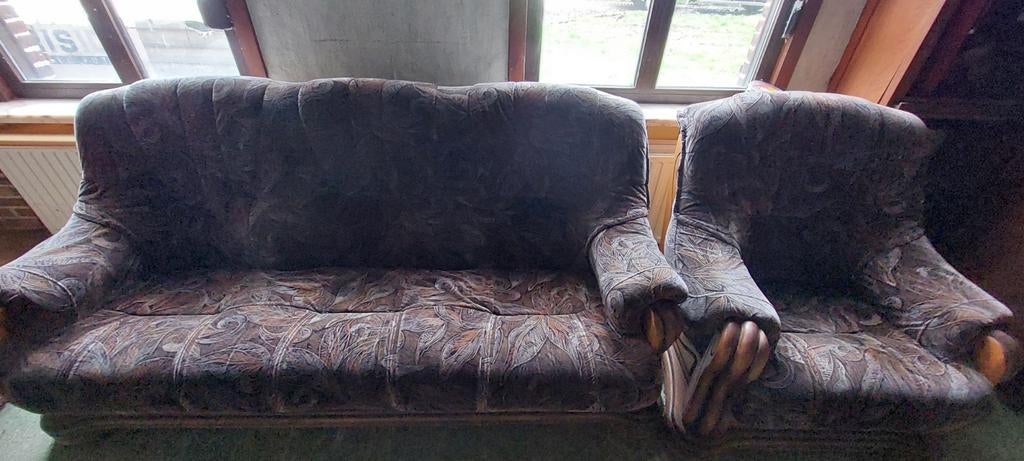 Vintage zetel gratis af te halen, Ophalen, Gebruikt