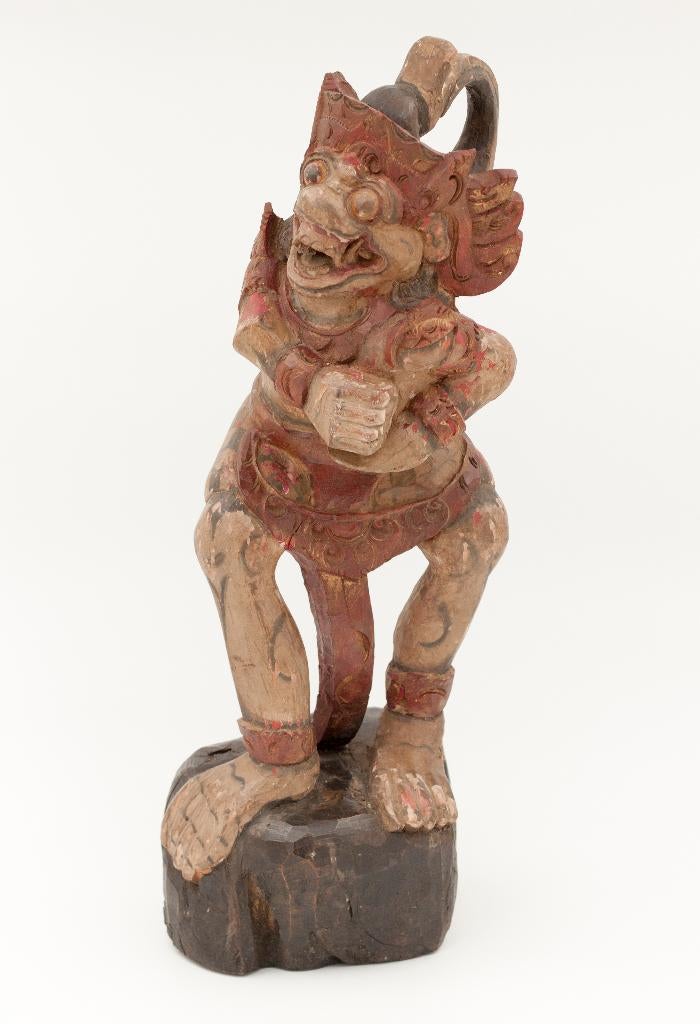 Prachtig Indonesisch Houten Beeld - De Apenkoning, Antiek en Kunst, Ophalen of Verzenden