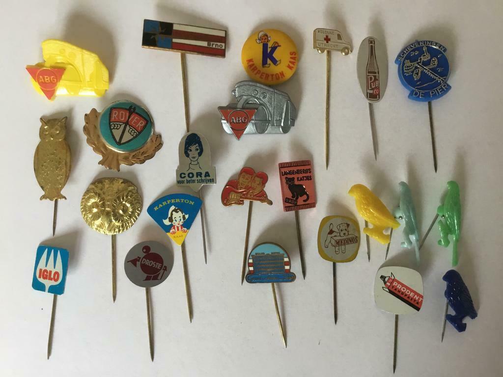 Lotje van 23 pins - reclame en vogels, Collections, Enlèvement ou Envoi, Comme neuf