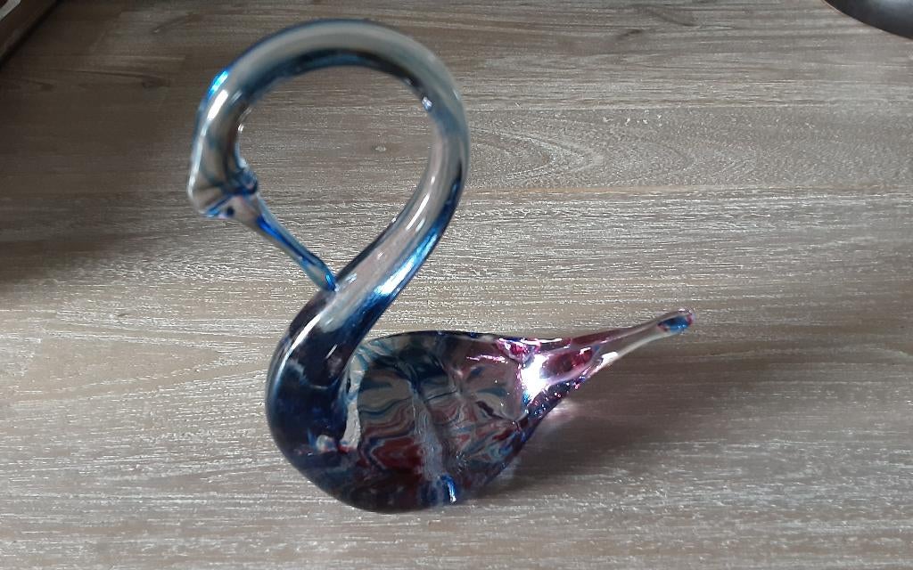 Prachtige glazen zwaan, Antiek en Kunst, Ophalen of Verzenden