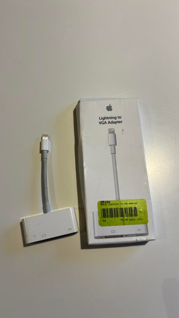 Apple Lightning to VGA adapter, Zo goed als nieuw, Apple iPhone