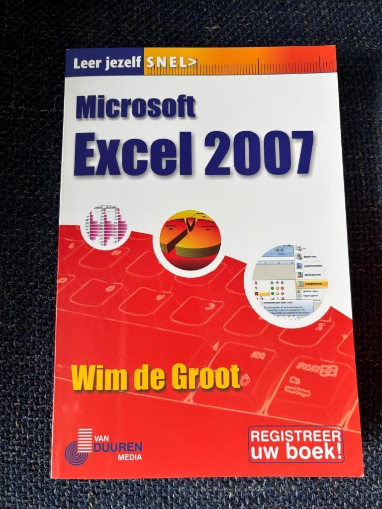 Leer jezelf snel Microsoft Excel 2007 v Duuren informatica, Livres, Informatique & Ordinateur, Enlèvement ou Envoi, Comme neuf