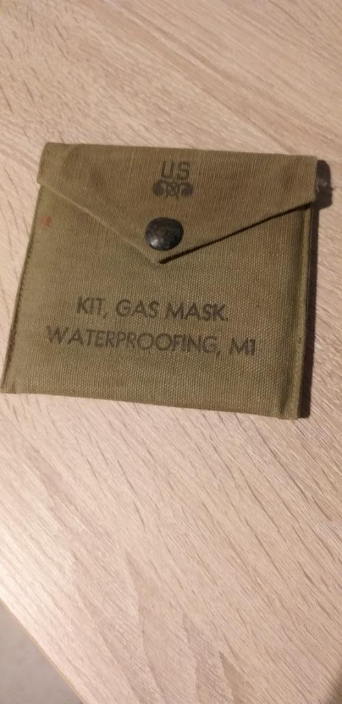 Kit, Masque à Gaz, Imperméabilisation, M1, Collections, Enlèvement ou Envoi