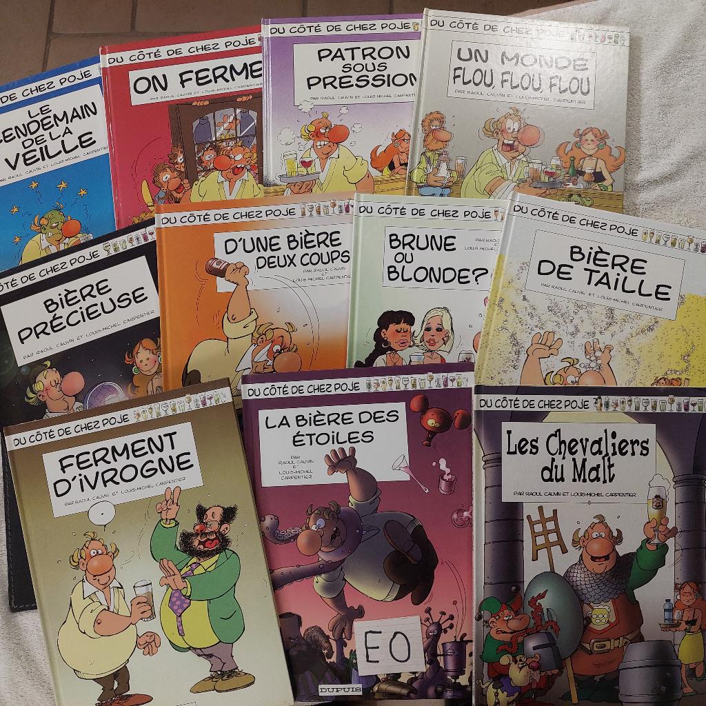 lot 11 tomes en EO : du coté de chez POJE, Livres, BD, Enlèvement ou Envoi