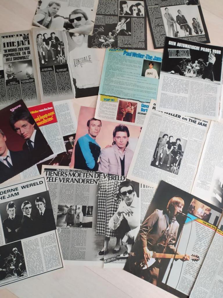 tijdschriftartikels The Jam  The Style Council  Paul Weller, Ophalen of Verzenden