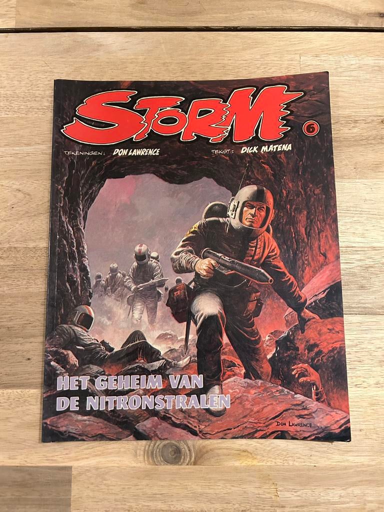 Storm - Het geheim van de nitronstralen, Une BD, Enlèvement, Utilisé