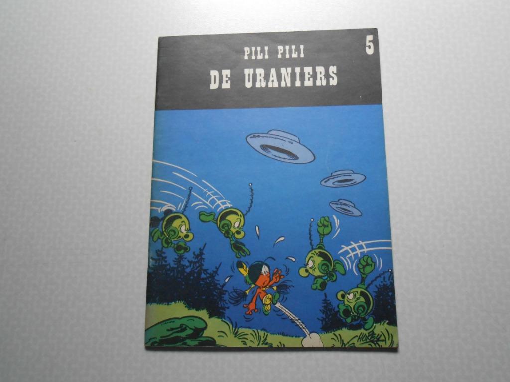 Pili - pili 5 De Uraniers 1974. 1 ste druk., Boeken, Gelezen, Hurey, Eén stripboek, Ophalen of Verzenden