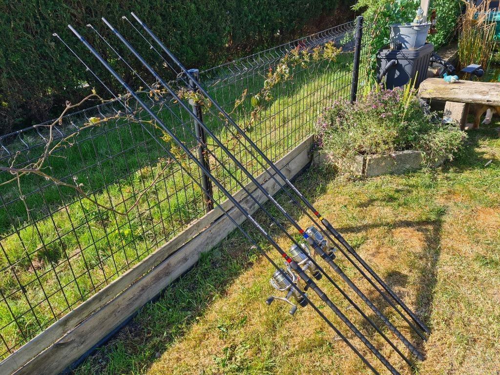 3X FOX Warrior 12F 3LB (enkel stokken), Watersport en Boten, Hengelsport | Karpervissen, Ophalen, Gebruikt