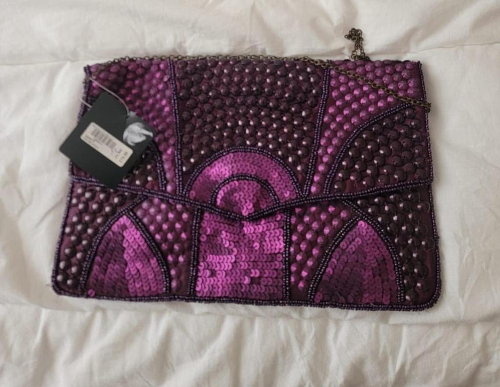 Sac à main à bandoulière. Mauve., Enlèvement, Neuf, Autres couleurs, Sac à bandoulière