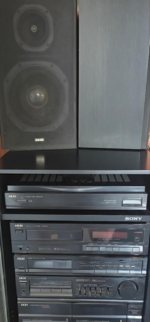 COMPLETE VINTAGE AKAI HIFI SET
(Jaren '80), Audio, Tv en Foto, Stereoketens, Ophalen, Zo goed als nieuw, Cassettedeck, Akai