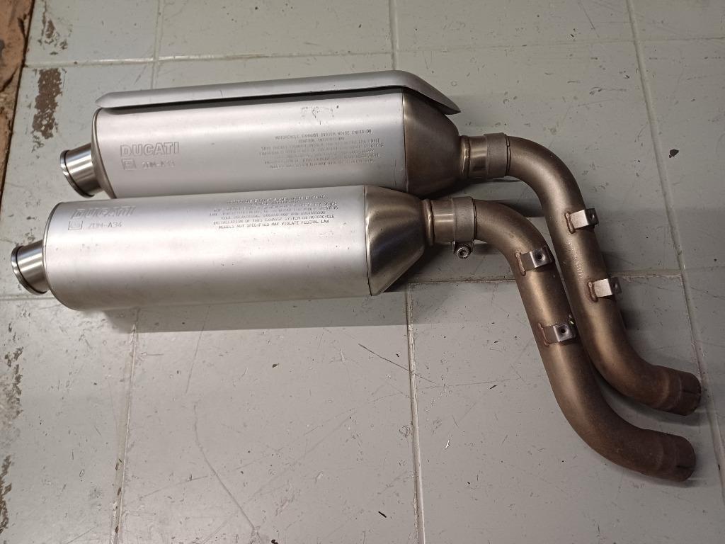 ducati monster 800 s2r van '04-'08 set uitlaat dempers, Ophalen of Verzenden, Gebruikt