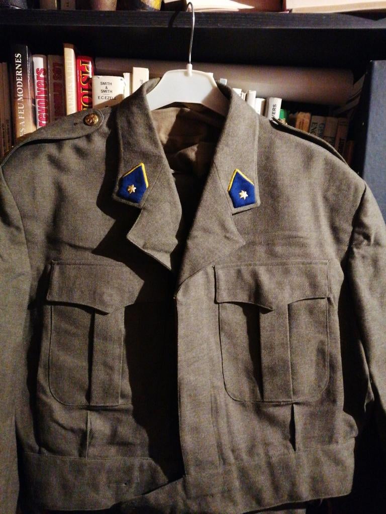 Battle dress belge. Lieutenant., Collections, Enlèvement ou Envoi