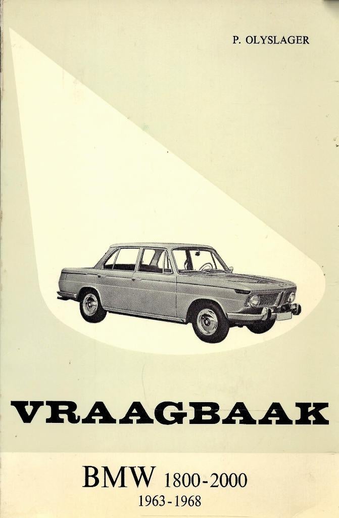 BMW VRAAGBAAK 1800 - 2000 B.J. 1963 - 1968, Ophalen of Verzenden