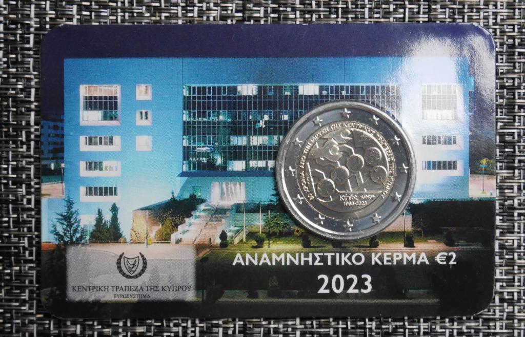 2 euro Coincard Cyprus 2023 60ste verjaardag van de scheppin, Postzegels en Munten, Munten | Europa | Euromunten, Ophalen of Verzenden