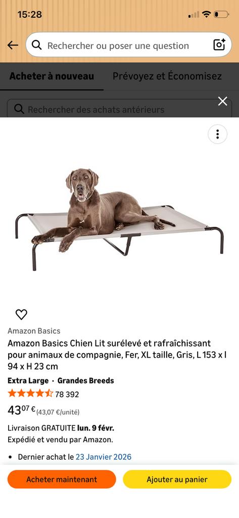 Hamac panier pour chien, Animaux & Accessoires, Accessoires pour chiens, Enlèvement, Comme neuf