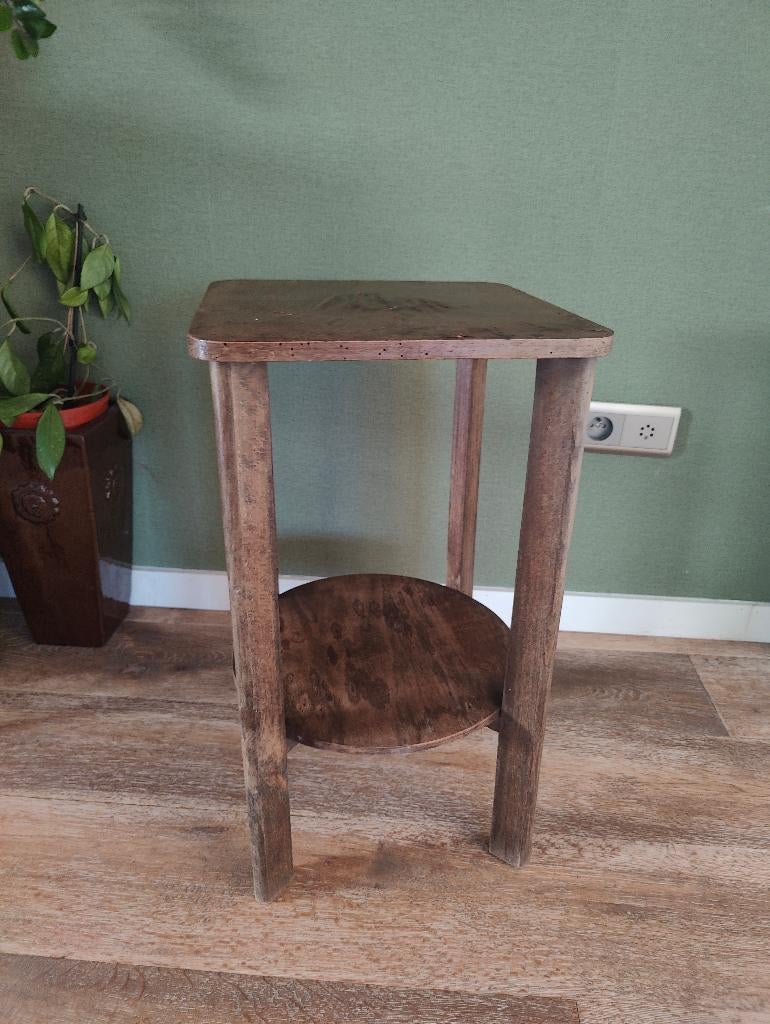 Vintage houten plantentafel, Antiek en Kunst, Ophalen