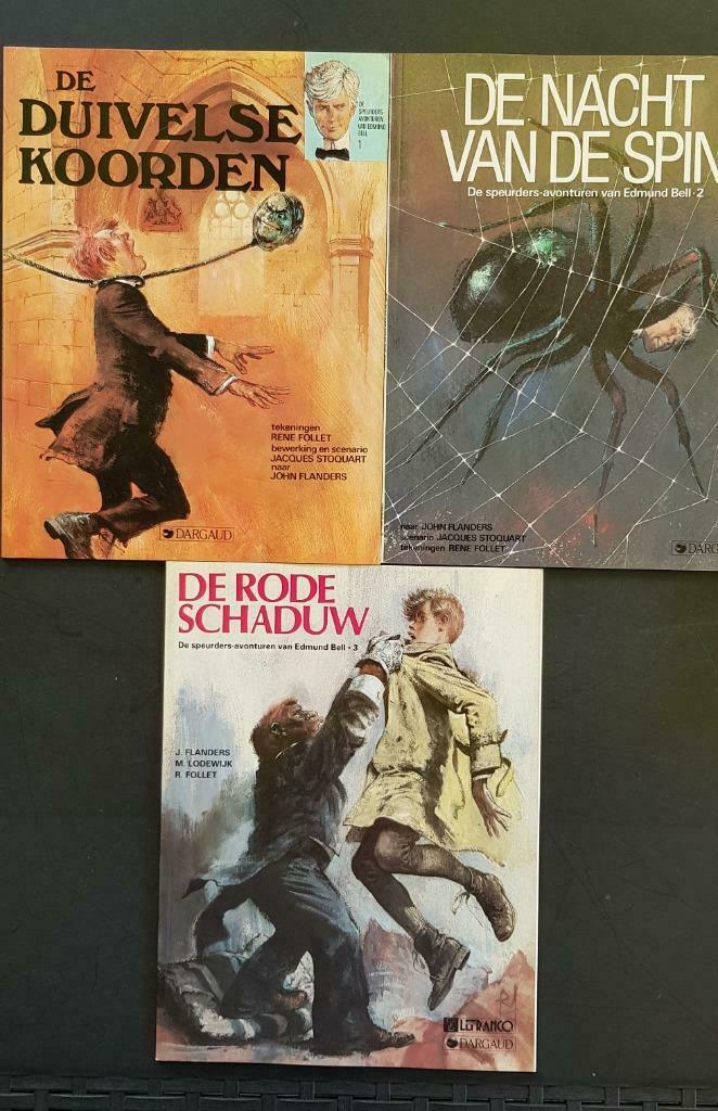 Strips Lefrancq Edmund Bell Follet Stoquart Flanders Lodewij, Plusieurs BD, Follet Stoquart Flanders, Comme neuf, Enlèvement