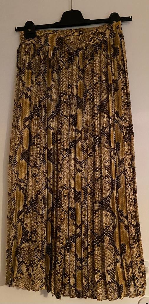Midi dames plooirok - overslag - dierenprint, Overige kleuren, Grace & Mila, Maat 42/44 (L), Nieuw