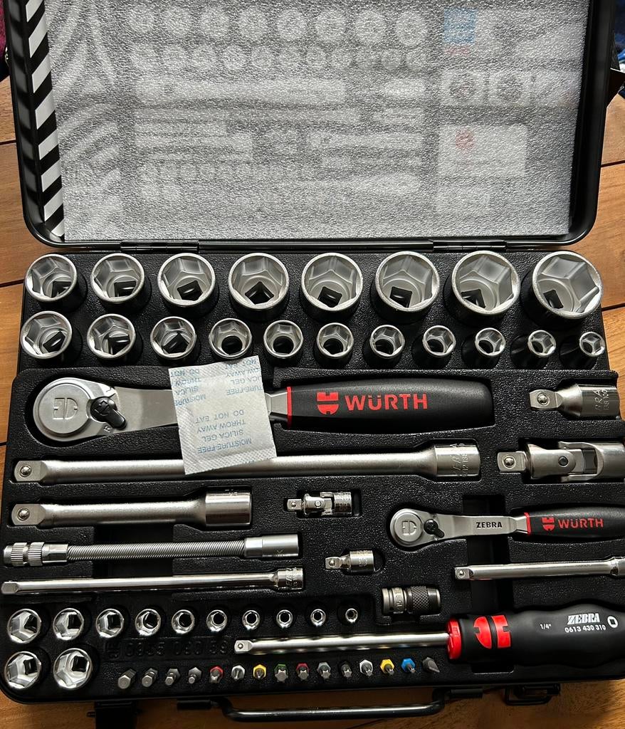 Würth Zebra 1/2-1/4- (59 stuks — nieuw), Ophalen of Verzenden, Nieuw