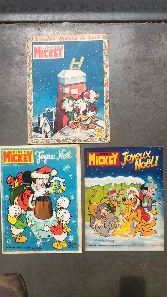 Le journal de mickey (spécial Noël), Enlèvement ou Envoi, 1940 à 1960, Journal ou Magazine