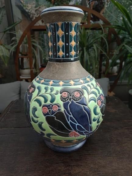 Vase Amphora Czechoslovakia, Antiek en Kunst, Ophalen