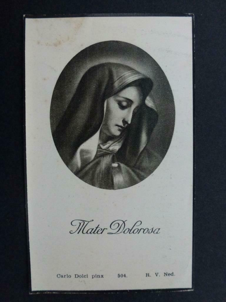 doodsprentje Hofmans Louise zuster Marie- Hortense  1878, Verzamelen, Verzenden, Rouwkaart