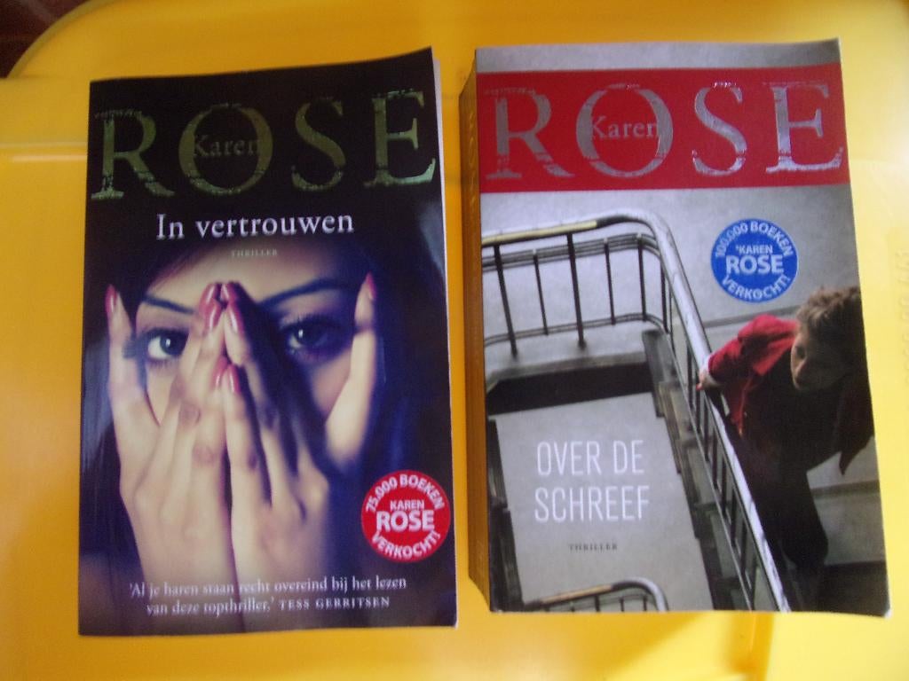 KAREN ROSE : 2 Boeken (samen 10 euro), Boeken, Thrillers, Gelezen, Ophalen of Verzenden