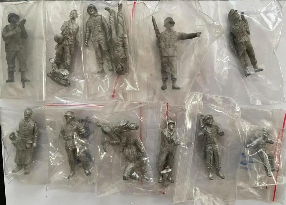 Lot figurines en metal 1/35, Enlèvement ou Envoi, Comme neuf