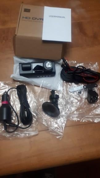 Dashcam HD avec caméra de recul – Kit complet, très bon état, Autos : Divers, Dashcams, Envoi