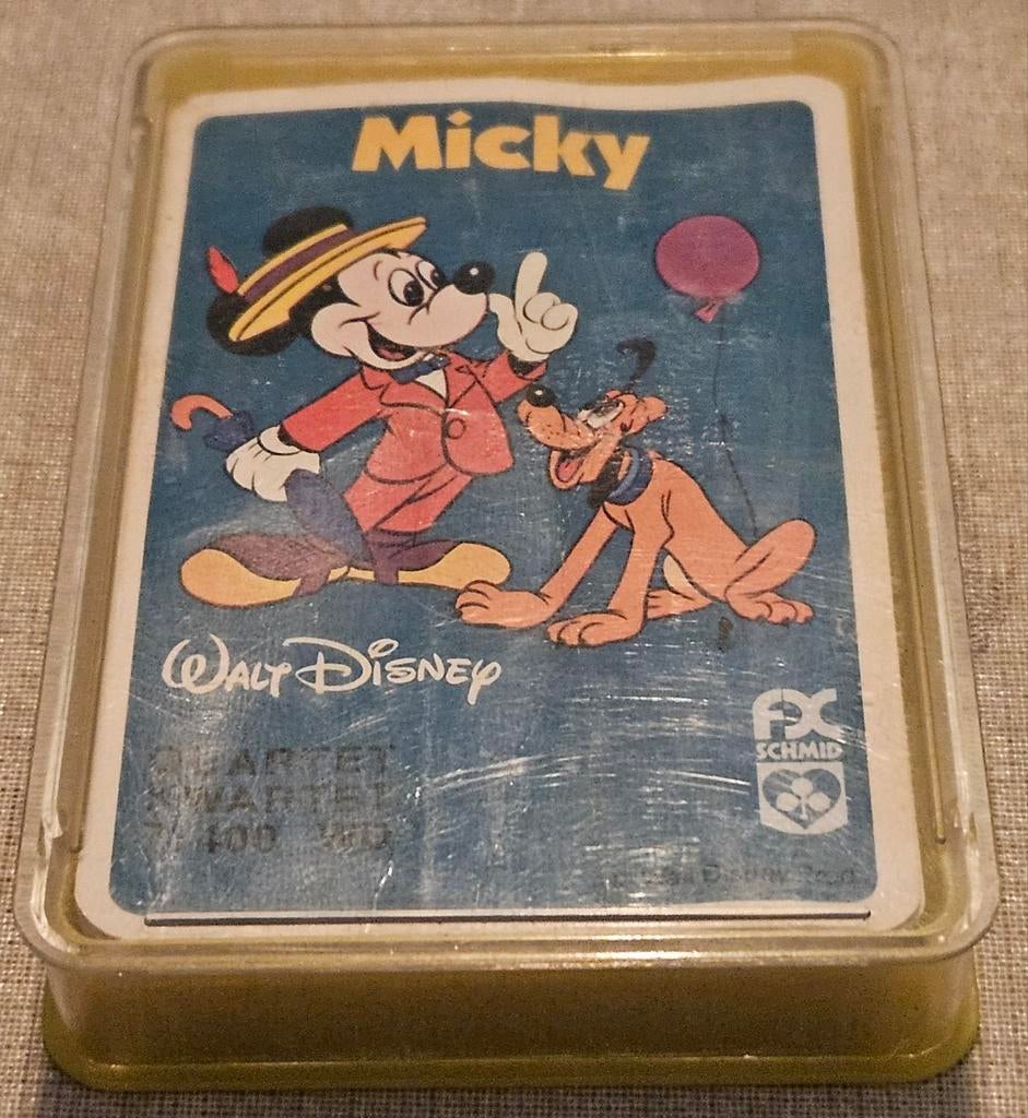 Mickey Mouse Top Quartets (Kwartet) vintage
De a, Ophalen of Verzenden, Zo goed als nieuw