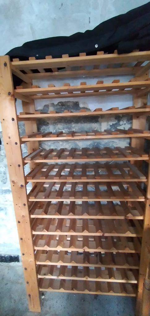 Etagère à boissons / vins très solide en pin massif TBE, Maison & Meubles, Enlèvement, Comme neuf