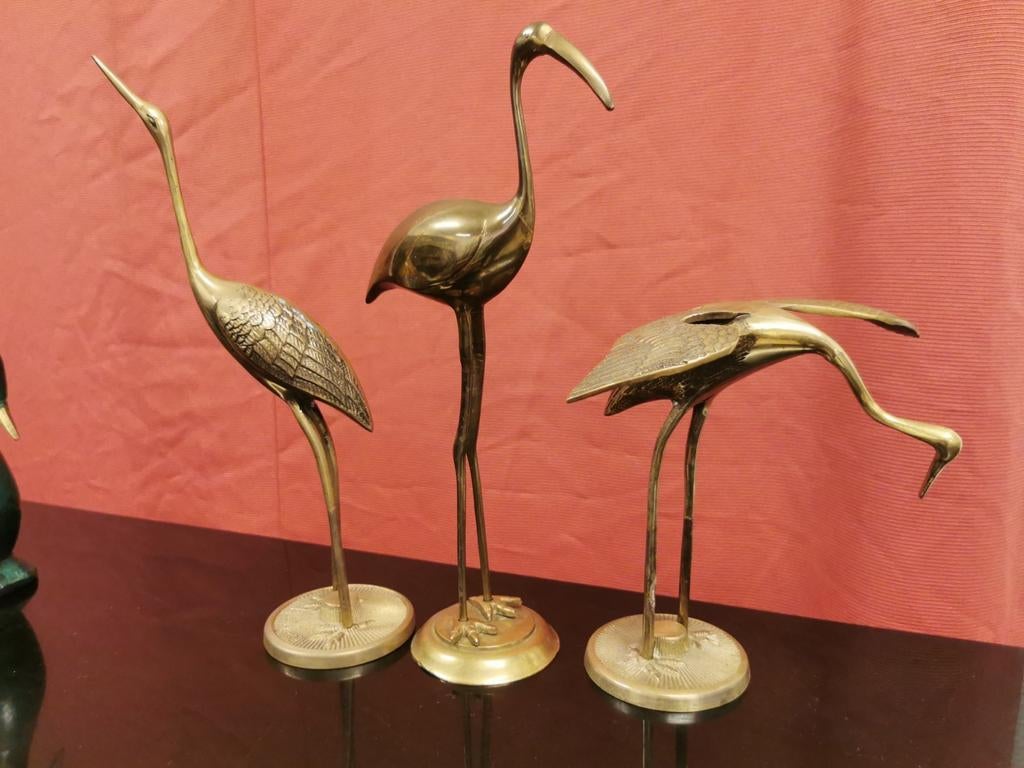 3 ibis vogel beeldjes, Ophalen