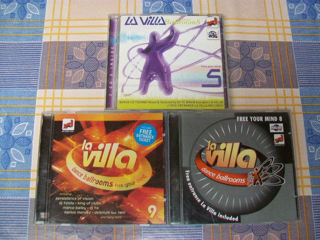 La Villa Dance Ballrooms - Free Your Mind 5-8-9 Discotheek, CD & DVD, Enlèvement ou Envoi, Comme neuf, Techno ou Trance
