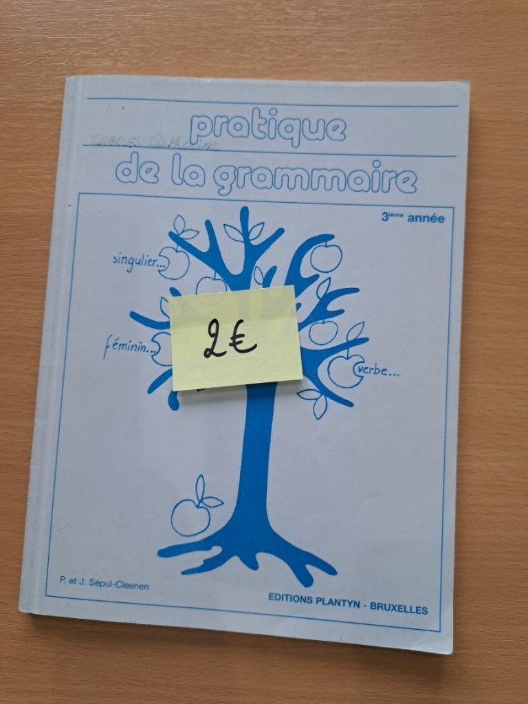 Pratique de la grammaire 3 - Manuel scolaire Français, Plantyn, Primaire, Français, Enlèvement