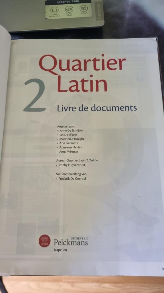 Quartier Latin 2, Enlèvement ou Envoi, Utilisé