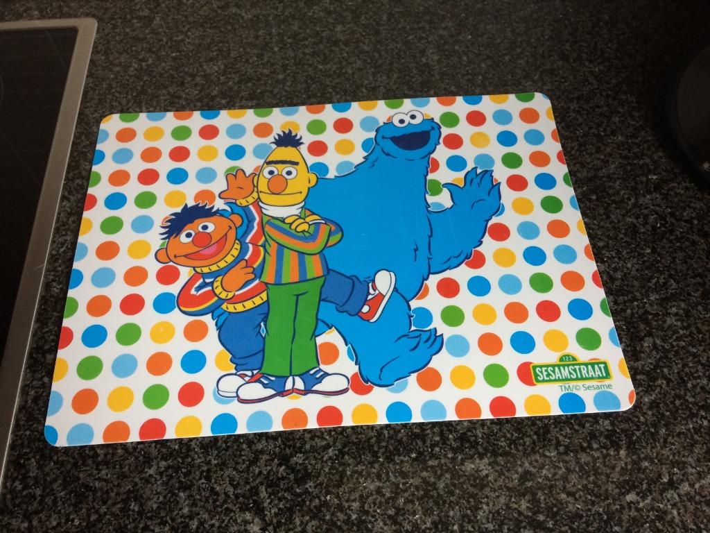 Placemat Sesamstraat, Verzamelen, Ophalen, Zo goed als nieuw