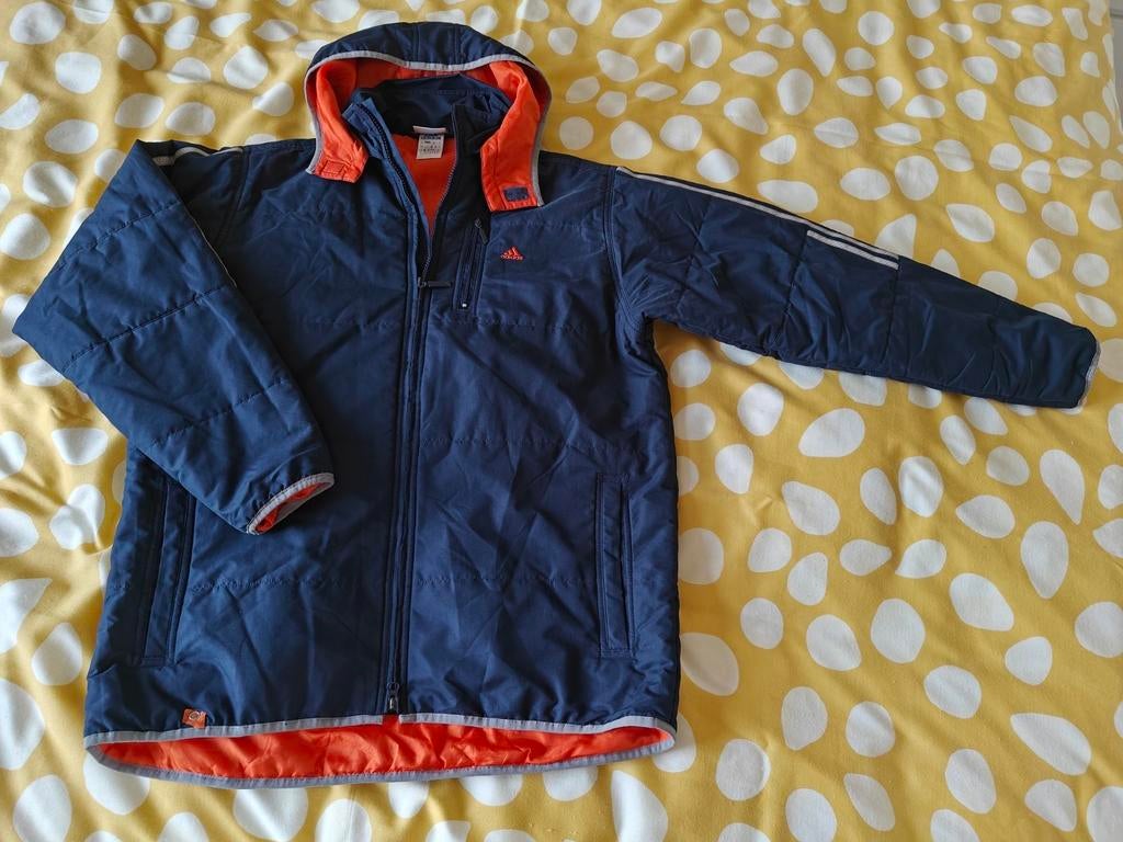 Winter/Tussenseizoen jas Adidas - maat 176, Ophalen of Verzenden, Gedragen